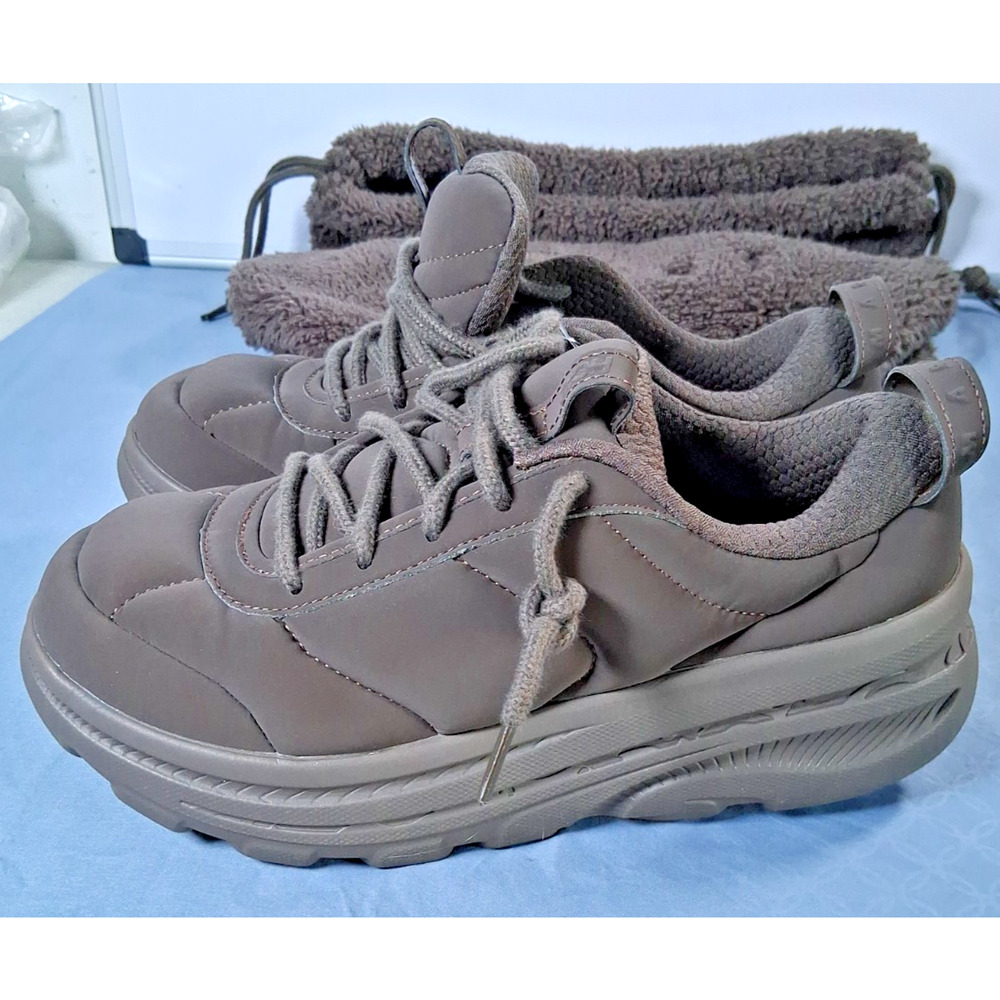 Marni x Hoka Bondi B3LS Bracken Brown Pack Sneakers Unisex Mens 9 Womens 10 BAG - Picture 4 of 16